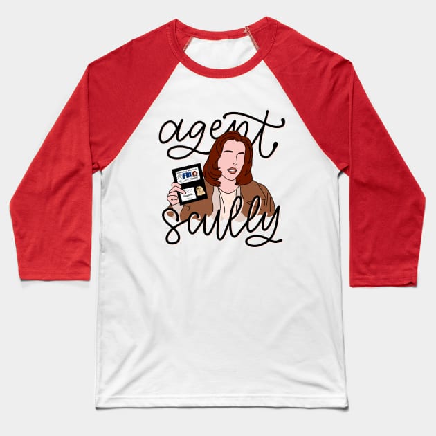 "I’m Agent Dana Scully" Shirt Baseball T-Shirt by HeyHeyHeatherK